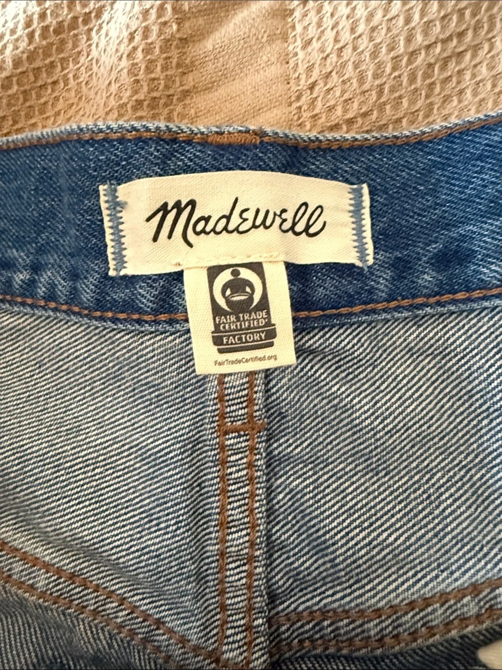 Madewell Light Blue Denim Cutoff Shorts